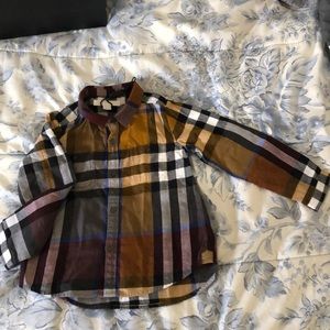 Toddler Burberry button down